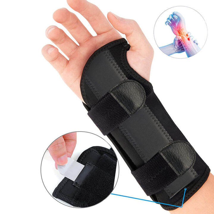 Adjustable Wrist Brace Removable Splint Support Wrist Guard Carpal Tunnel Pain Relief