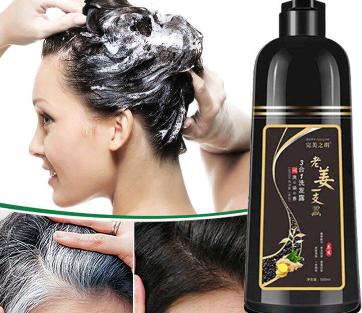 500ML Japan Original Hair Coloring Hair Dye Turn Your White/Gray Hair ...