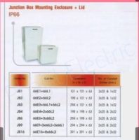 JB3 Haco กล่องติดตั้งกล่องรวมสัญญาณ 66E3+66E1+66L2 Haco JB3 อุปกรณ์สวิทซ์เกียร์ 294×101×63 Junction Box Mounting Enclosure+Lid IP66