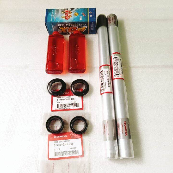 Paket As Shock Depan Sil Shock Seal Abu Oil Shock Kph Honda Supra X Karisma Lazada Indonesia