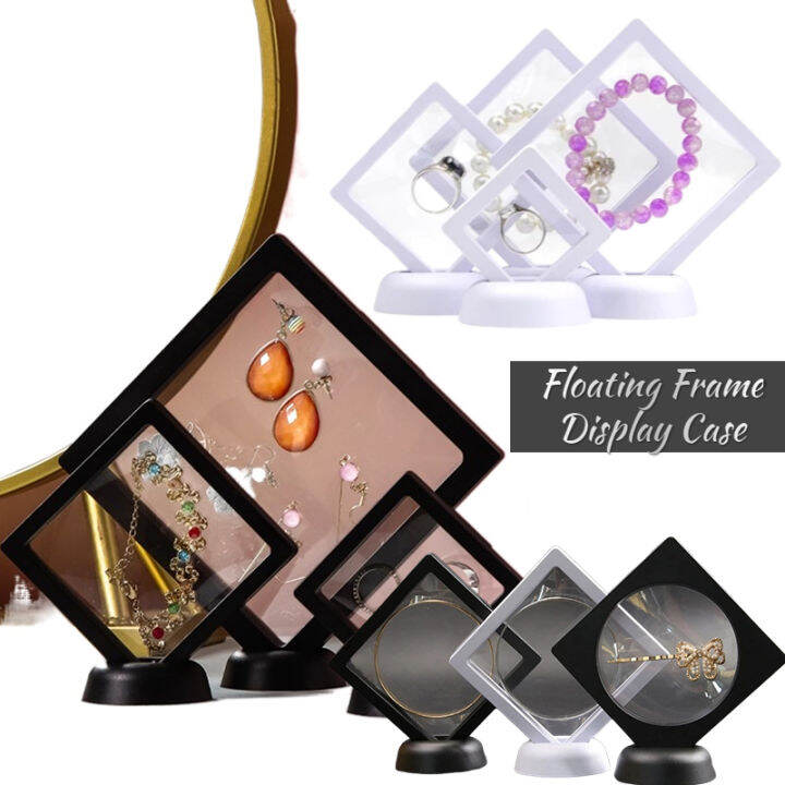 PE Film Jewelry Storage Box 3D Floating Picture Frame Jewelry Display