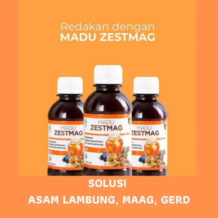 Madu Zestmag Zetmag Zetsmag Original Asli Herbal Asam Lambung Maag Gerd