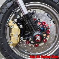 ขาจับปั๊มเบรกหน้า Brembo 4 POT หูชิดขวา ขนาด 220 mm [Revolution]