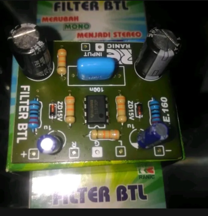 kit filter btl type 591 pembalik fasa stereo jadi mono amplifier