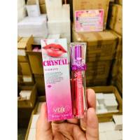 ลิปCRYSTAL ฝาโบว์กล่องชมพูขายคละสี