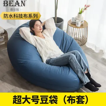 Extra Large Bean Bag Chairs for Adults Kids Couch Sofa Cover Indoor Lazy  Lounger