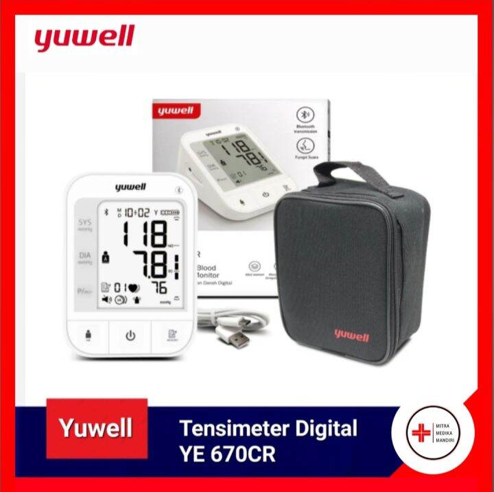 Yuwell Tensimeter Digital YE 670CR With Bluetooth | Lazada Indonesia