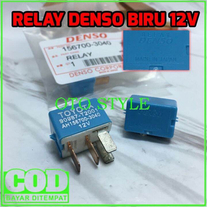 RELAY DENSO 12V RELAY DENSO BIRU 12V K4 KAKI 4 Lazada Indonesia