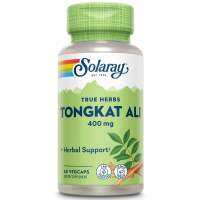 SOLARAY Tongkat Ali 400 mg, Vegan, Longjack Tongkat Ali for Men, Traditional Support for Male Performance and testosterone support, Drive, and Reproductive Health, Natural Energizer, 60 Servings, 60 VegCaps