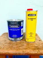 Lesonal 2K MS Matting Clear (เเลคเกอร์ด้าน) ขนาด 1L และ 2K Hardener 720(ตัวเร่ง)  ขนาด 1L