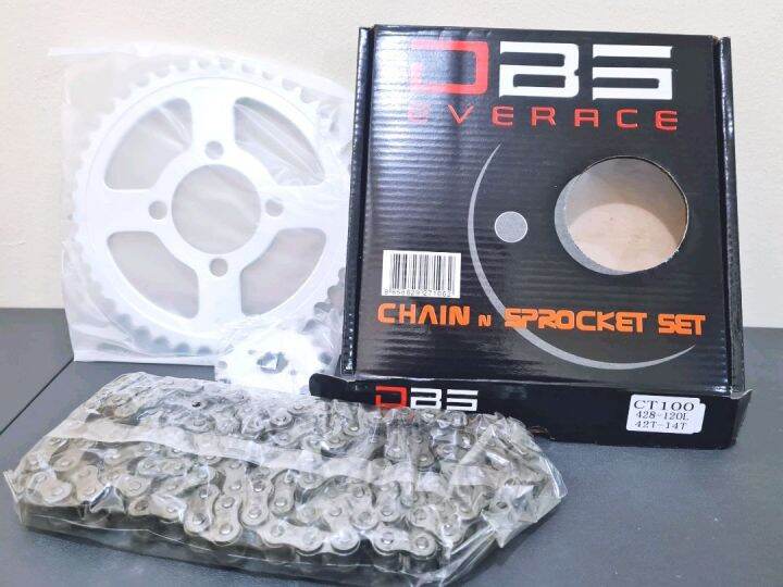 CT100/BAJAJ DBS EVERACE CHAIN AND SPROCKET SET | Lazada PH