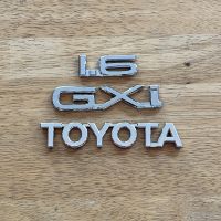 โลโก้ 1.6 GXi TOYOTA ตัวหนังสือฝาท้าย (จำนวน 3 ชิ้น)