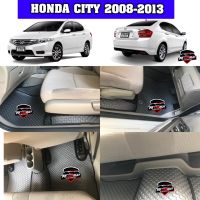 พรมปูพื้นรถยนต์ HONDA CITY 2008-2013 (แถมฟรีแผ่นรองส้นเท้ากันสึกมูลค่า 250.-฿