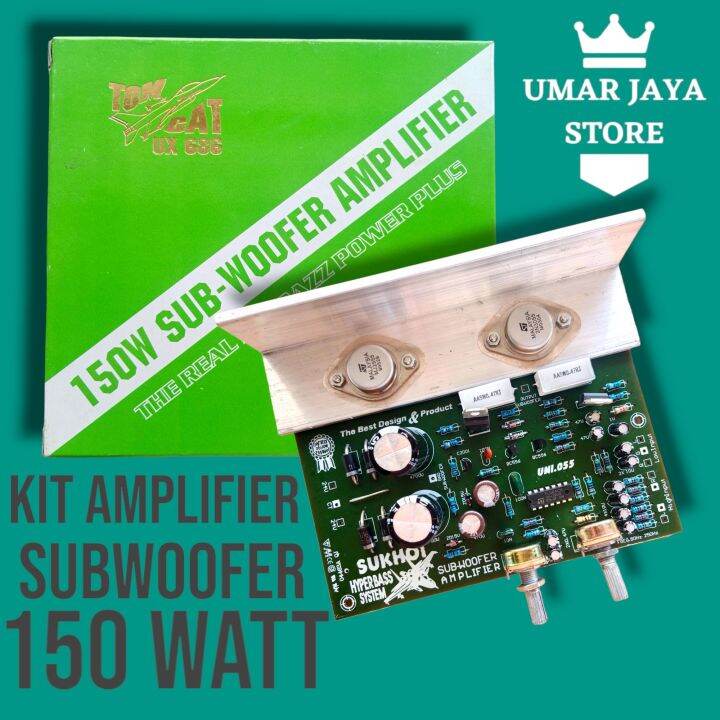 KIT POWER SUBWOOFER 150 WATT JENGKOLAN TOMCAT SUBWOOFER AUDIO AMPLIFIER