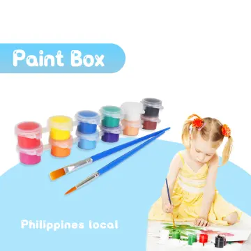 240Pieces Empty Paint Pot, 40 Strips Acrylic Mini Paint Container Strips  Storage with Lids for Arts and Crafts Paint 3Ml