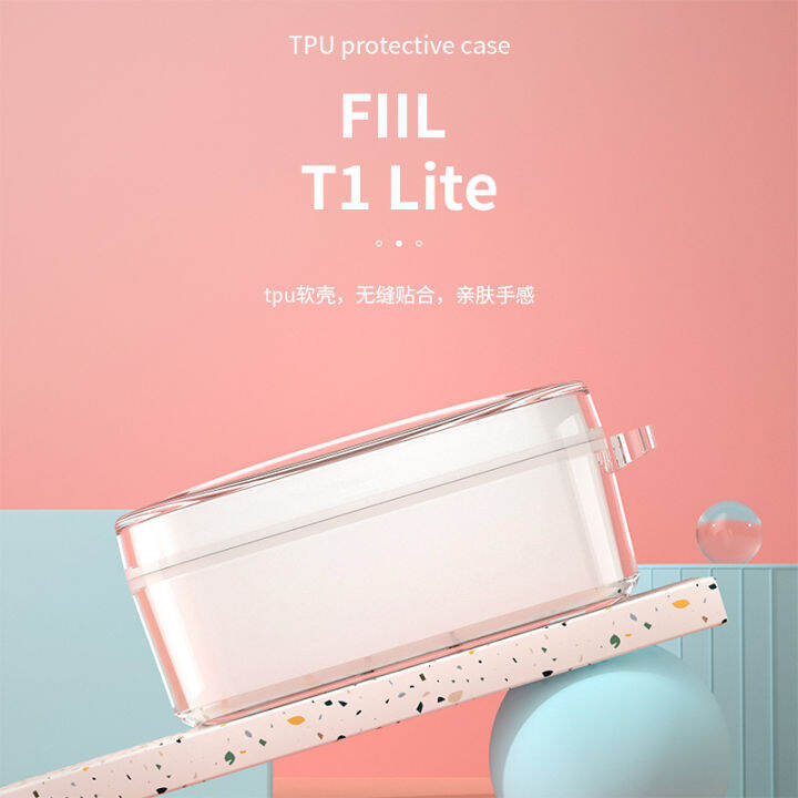 เคสป้องกันหูฟังเหมาะสำหรับ-fiil-t1-lite-เคสป้องกัน-t1lite-เคสหูฟังบลูทูธไร้สาย-fiilt1lite-เคสซิลิโคนนิ่มกันกระแทกคลุมมิดลายการ์ตูนน่ารักแบบใสสำหรับ-fiil-t1-lite