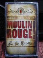 เทปเพลงสากล Moulin Rouge ost, 2001 ปก-ม้วนสภาพดี ฟังได้ปกติ Cassette tape เทปคาสเซ็ท ของสะสม