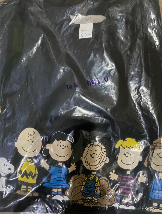 h-amp-m-เสื้อยืด-snoopy-แท้-จาก-outlet-มี-2-สี-2ไซส์