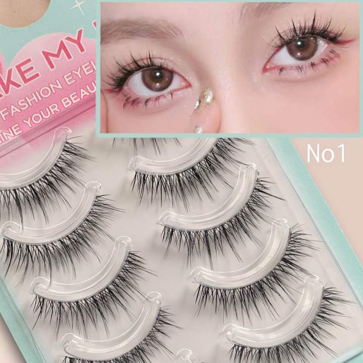 ขนตาปลอม-eyelashes-ขนตาปลอมแกนใส-ขนตาปลอมติดเอง-ขนตาปลอมเกาหลี-ขนตาปลอมธรรมชาติ-eyelash-ขนตา