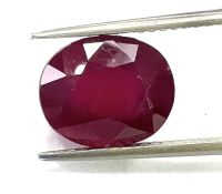 พลอยทับทิมแท้ Natural Ruby เผาใหม่ | 8.00cts | 10X12mm | 1600฿