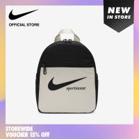 Nike Womens Futura Mini Backpack Plaid Bag - Black  ไนกี้ เป้สะพายหลังขนาดเล็กลายเพลดผู้หญิง Futura - สีดำ