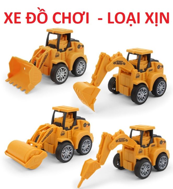 Đồ Chơi Ô Tô Xe Công Trình Máy Xúc Xe Lu Xe Cẩu Máy Ủi Bền Đẹp An Toàn Cho  Bé | Lazada.Vn