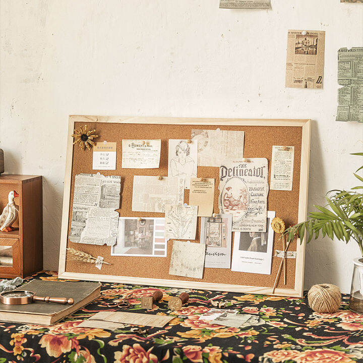 Corkboard Desktop INS Memo Notes Pushpin Message Board Wall Hanging