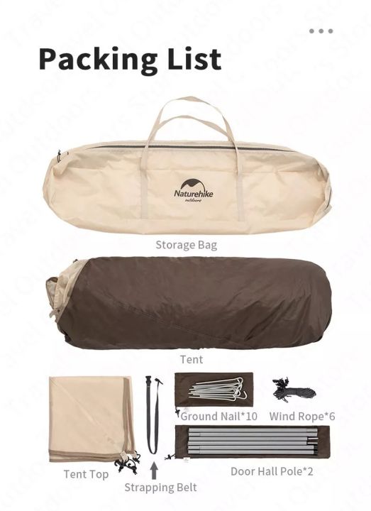 พร้อมส่ง-naturehike-เต็นท์-ango-3-automatic-tent-new-upgrade-model-สำหรับ-camping