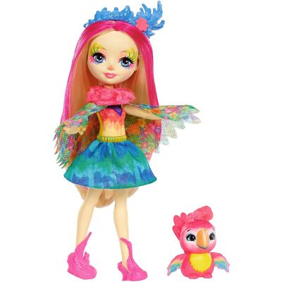 Enchantimals ตุ๊กตา เอนเชนติมอล Peeki Parrot Doll ของแท้