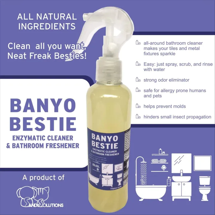 BANYO BESTIE enzymatic cleaner & bathroom freshener Lazada PH