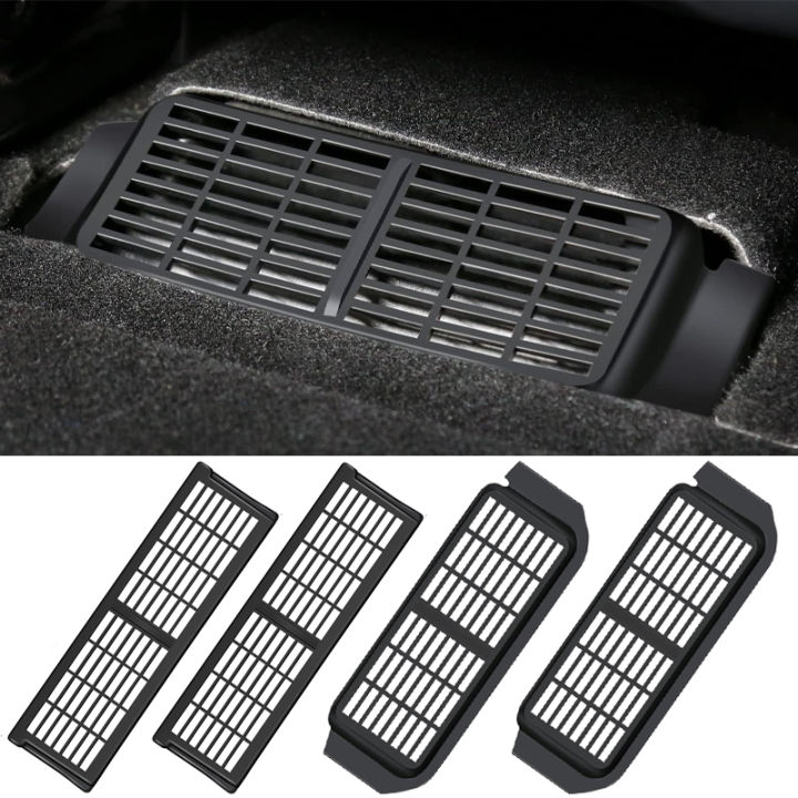 2pcs Car Seat Air Outlet Cover Air Conditioner Rear Back Seat