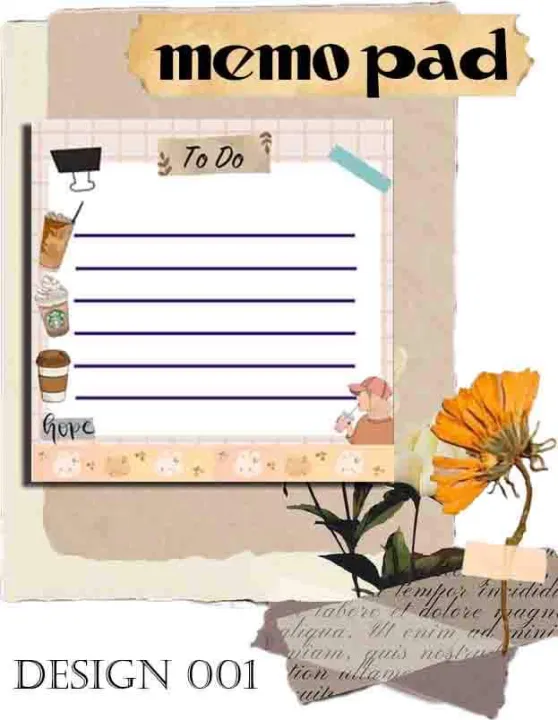 Memo pad notes non sticky notes Lazada PH