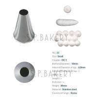 หัวบีบกลมเกาหลีเบอร์​ 11​ ขนาด​ 6.8mm ของแท้100%