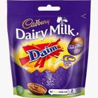 Cadbury mini egg Daim ขนาด 77 g. 1 ถุงมี 7 ฟอง