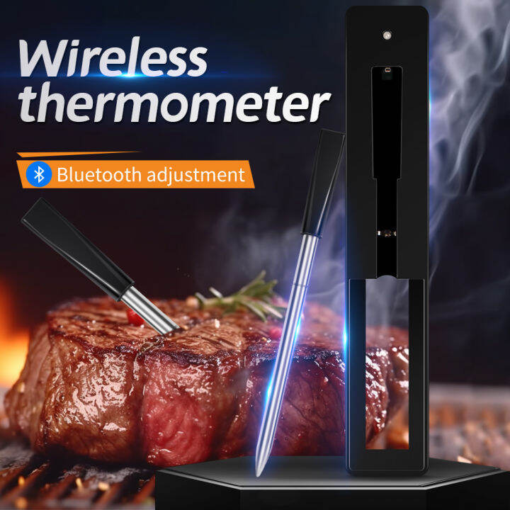 Wireless Food Thermometer Steak Digital Bluetooth Barbecue Kitchen