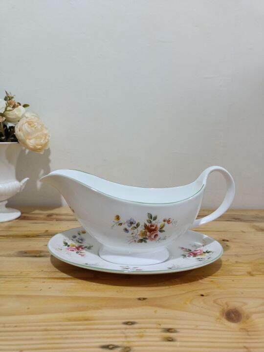 Royal Vale Gravy Boat with Saucer Stand Lazada PH