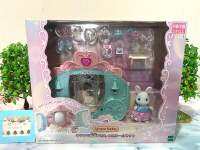 ซิลวาเนียน ตุ๊กตา Sylvanian Pony Hair Salon Stylish Room Set ห้องแต่งตัว แต่งหน้า โพนี่ เล่นกับร้านทำผม กระเป๋า