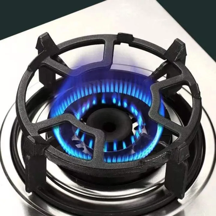 Wok Pan Stand Supports Rack Cast Iron Burners Stove Cookware Ring Gas