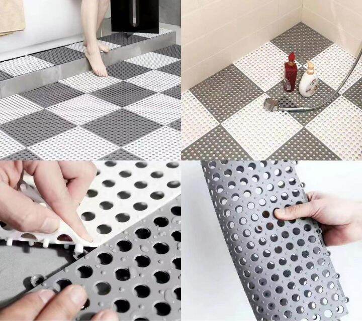 30x30cm Bathroom Shower Mat NonSlip Bathmats PVC Floor Mats for Toilet