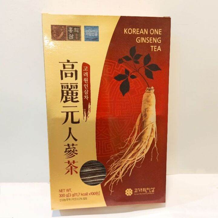 KOREAN ONE GINSENG TEA 高丽元人参茶 Lazada