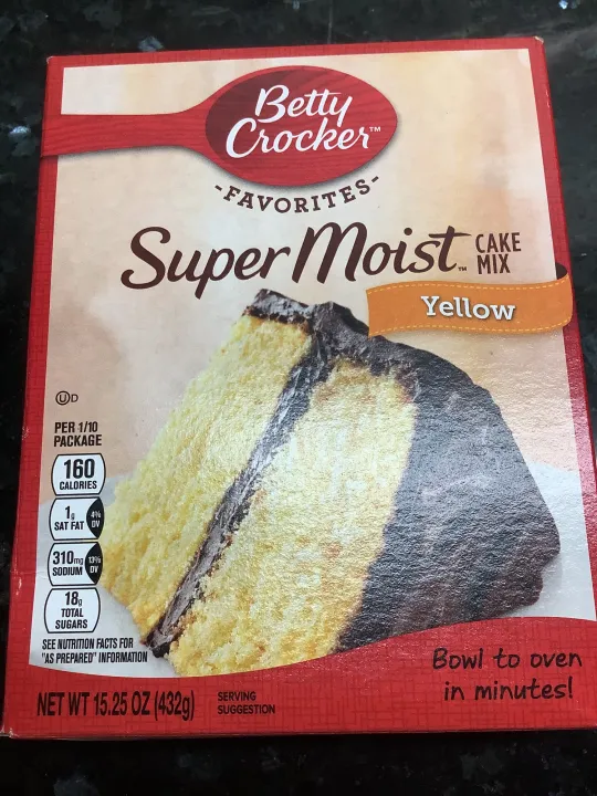 Betty Crocker Super Moist Yellow Cake Mix | Lazada PH