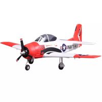 ส่งจากไทย FMS 800MM Mini Warbird T28 T-28 Trojan V2 Red PNP Duralble Control RC MODEL PLANE