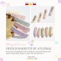 กิ๊บติดผมผ้าไหมมัลเบอร์รี่ แอทลิซ Atlizsilk French Barrette