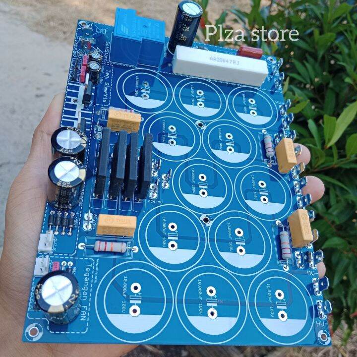 Pcb Psu Class H Elko Lengkap Softstart Simetris Fan Double Layer Llengkap Komponen Tinggal