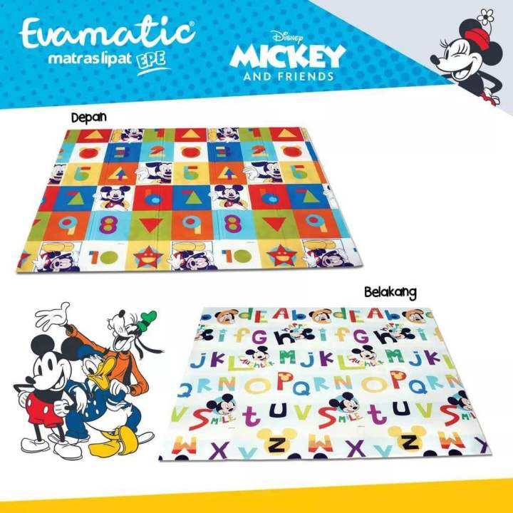PLAYMATE DISNEY KARPET MATRAS LIPAT EVAMATIC PLAYMATS LIPAT