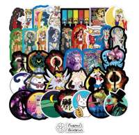 ʕ •ᴥ•ʔ ✿ พร้อมส่ง : สติ๊กเกอร์กันน้ำลายเซเลอร์มูน | Sailor Moon Waterproof Decoration Sticker Set.