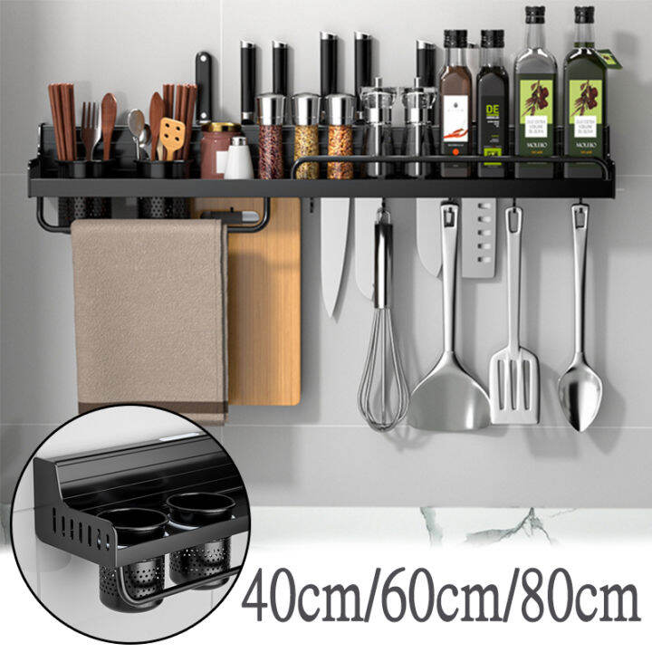 Wallmounted Kitchen Storage Rack Chopsticks And Knife Rack Non