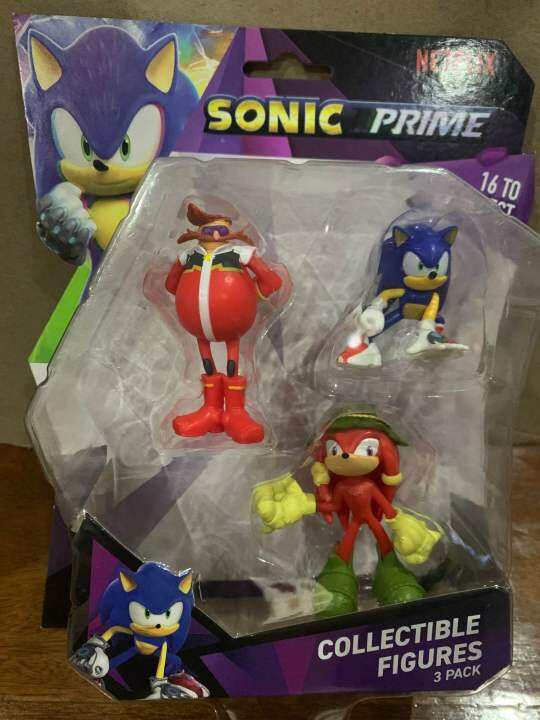 Sonic prime collectible figures sonic knuckles | Lazada PH