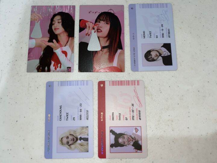 OFFICIAL TWICE SCRATCH CARD AND FORMULA OF LOVE CARD TWICE PHOTOCARD ...