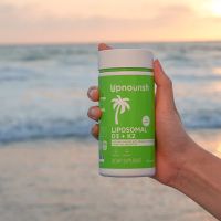 upnourish Liposomal Vitamin D3 K2 MK7 365 Softgels - VIT D3 5000 IU + K2 100 mcg with Organic Coconut Oil - K2 D3 Vitamin Supplement - D and K Support Immune, Bone, Heart, Mood - Non GMO Gluten Free